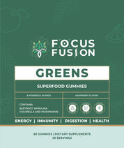 Focus Fusion Organic Super Greens Gummies – Premium Wellness Made Simple