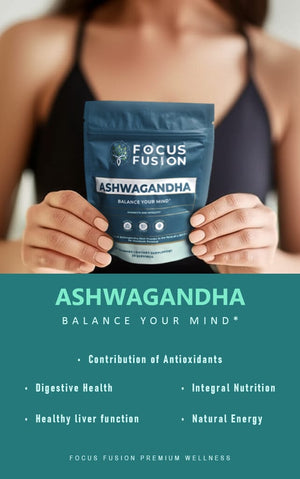 Focus Fusion™ Ashwagandha 30:1 Gummies –  Plant-Based Wellness in a Gummy