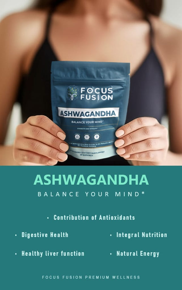 Focus Fusion™ Ashwagandha 30:1 Gummies –  Plant-Based Wellness in a Gummy