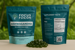 Focus Fusion™ Ashwagandha 30:1 Gummies –  Plant-Based Wellness in a Gummy