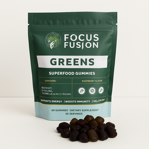 Focus Fusion Organic Super Greens Gummies – Premium Wellness Made Simple