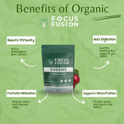 Focus Fusion Organic Super Greens Gummies – Premium Wellness Made Simple