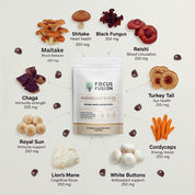 Focus Fusion Organic Fruiting Body Mushroom 10 Plex Gummies – Premium Wellness in Every Bite