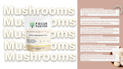 Focus Fusion Organic Fruiting Body Mushroom 10 Plex Gummies – Premium Wellness in Every Bite