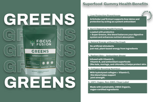 Focus Fusion Organic Super Greens Gummies – Premium Wellness Made Simple